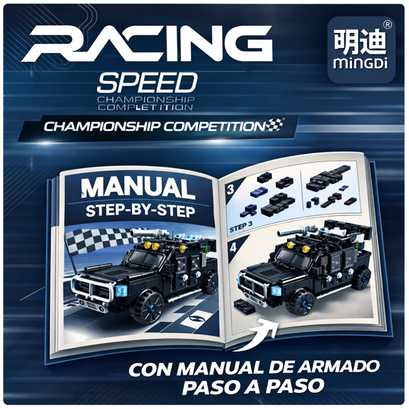 VEHICULO BLINDADO ARMABLE 303 PIEZAS – ARMOR VEHICLE K2060 STEM - 5