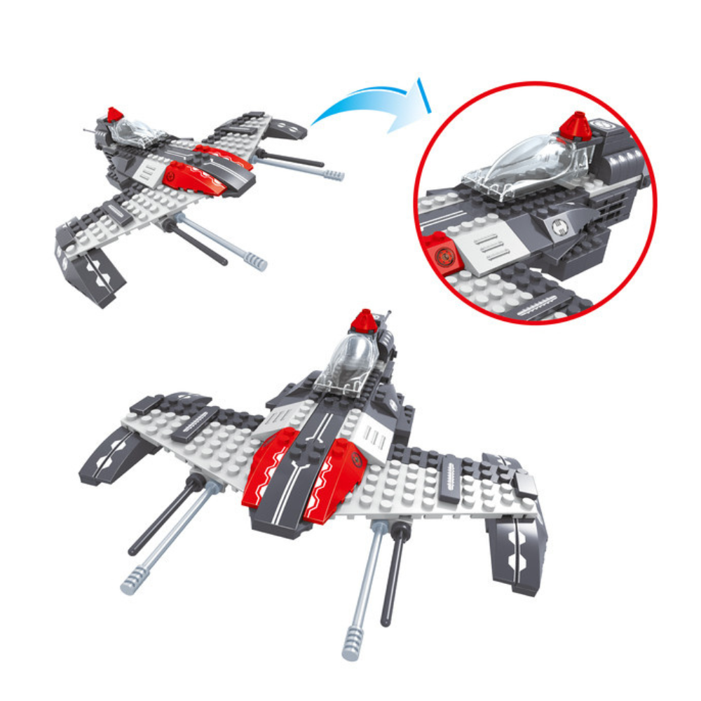 NAVE OUTER SPACE DE CONSTRUCCION AUSINI –  129 PIEZAS - 2