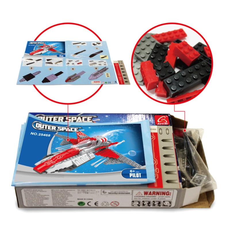 NAVE OUTER SPACE DE CONSTRUCCION AUSINI –  129 PIEZAS - 3