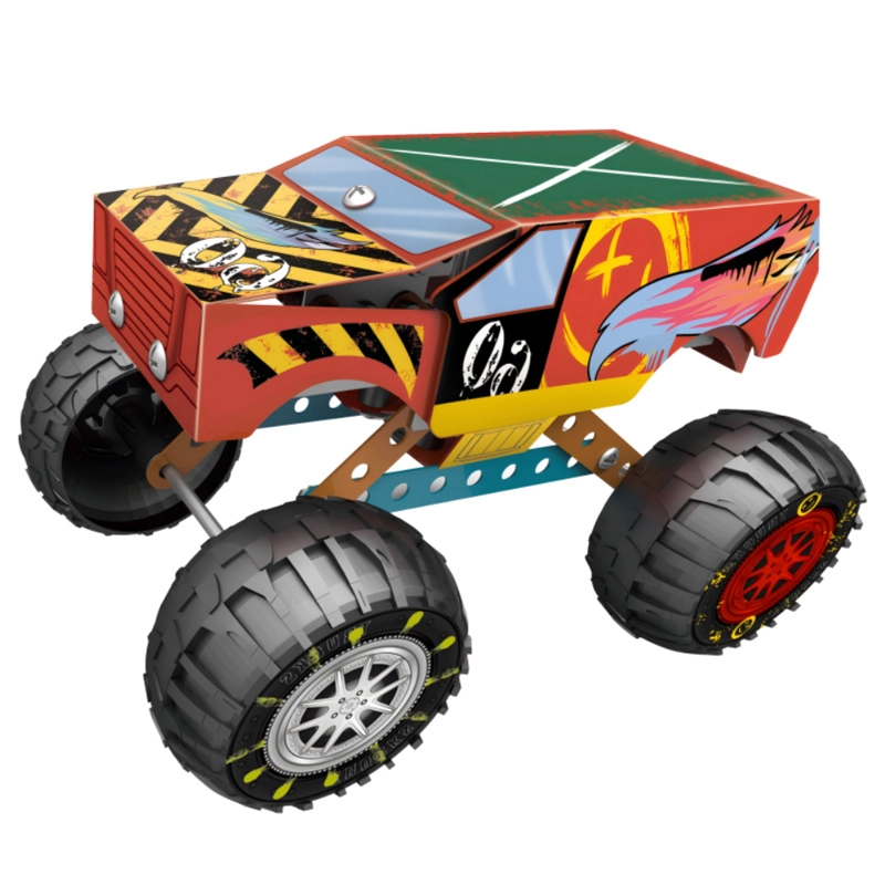 MONSTER TRUCK METALICO PERSONALIZABLE 128 PIEZAS - 1
