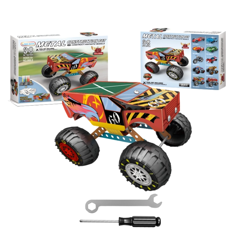 MONSTER TRUCK METALICO PERSONALIZABLE 128 PIEZAS - 6