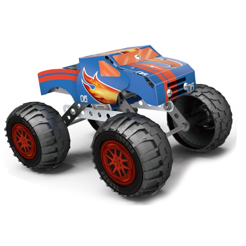 CAMION MONSTER TRUCK METALICO PERSONALIZABLE 149 PIEZAS - 1