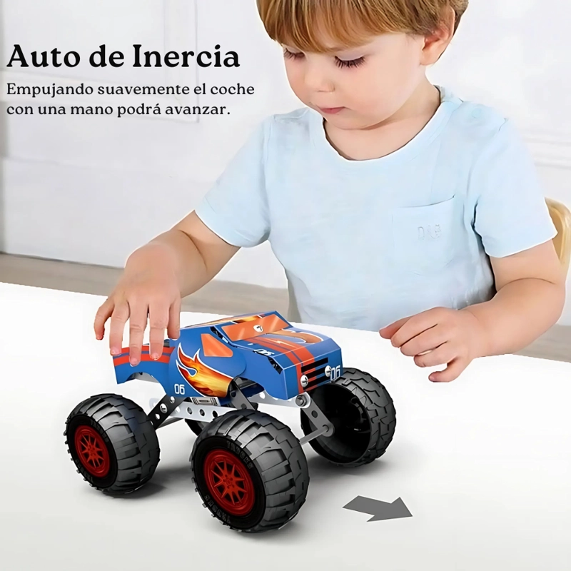 CAMION MONSTER TRUCK METALICO PERSONALIZABLE 149 PIEZAS - 6
