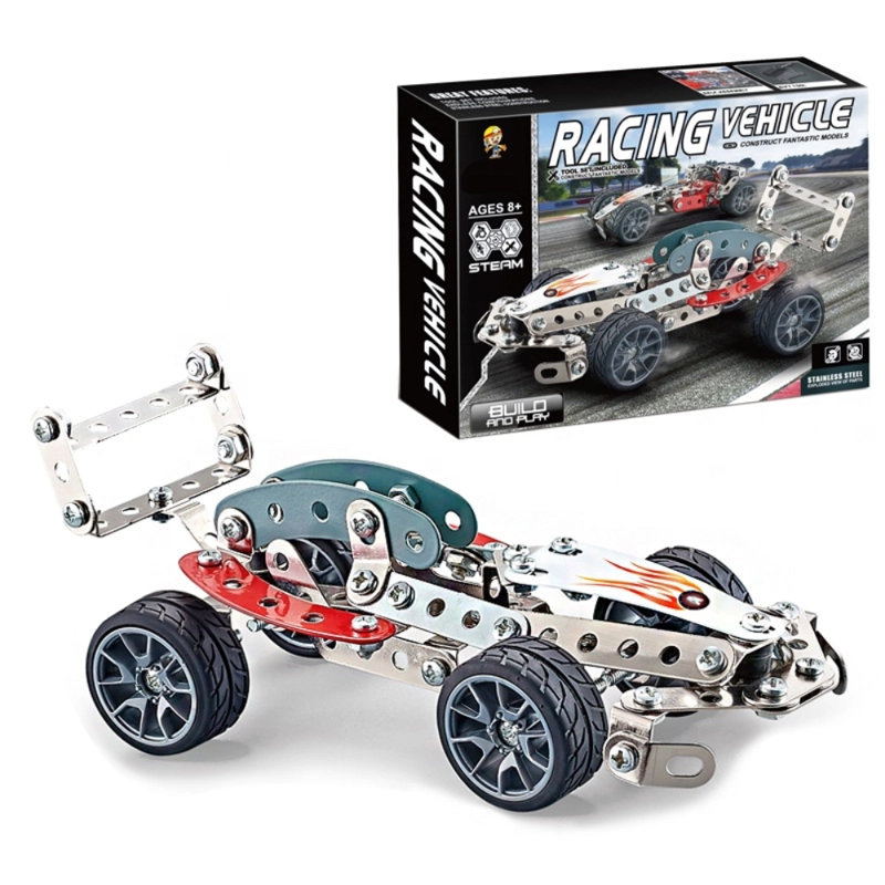 MEKANO AUTO DE CARRERA METAL – 146 PIEZAS - 2