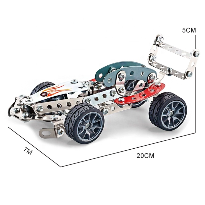 MEKANO AUTO DE CARRERA METAL – 146 PIEZAS - 4