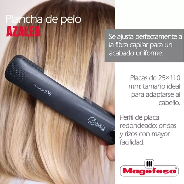 PLANCHA DE PELO MAGEFESA AZALEA BLACK MGF7550 - 6