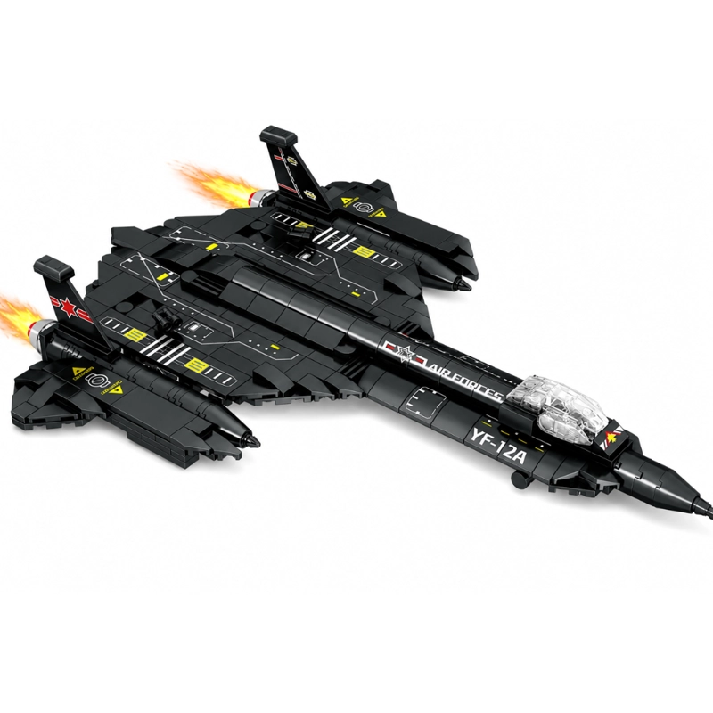 AVION DE COMBATE K0920 431 PIEZAS BLOQUES DE CONSTRUCCION - 2