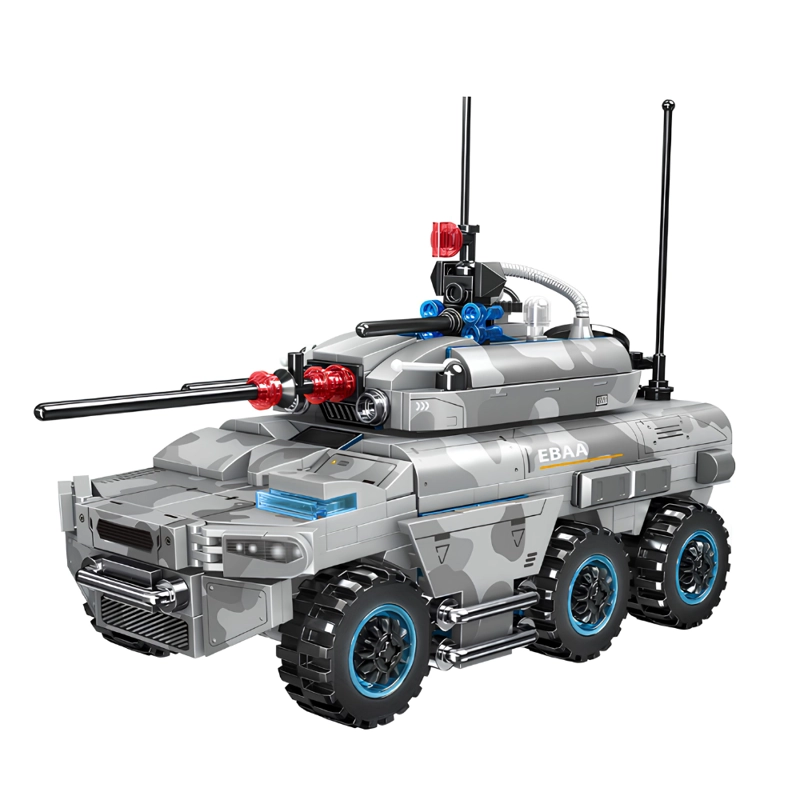 CAMION MILITAR ARMABLE K3150 383 PIEZAS BLOQUES DE CONSTRUCCION - 1