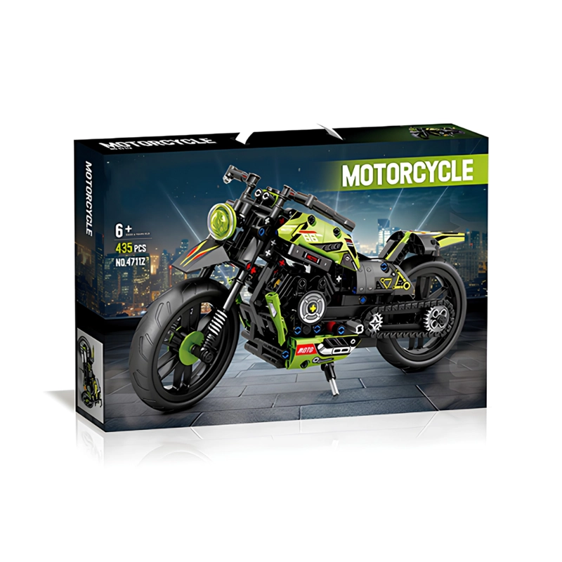 MOTO CHOPPER ARMABLE 435 PIEZAS BLOQUES DE CONSTRUCCION - 6