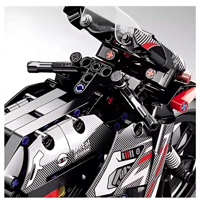 DUCATI BLACK MOTOCICLETA DE CONSTRUCCION - 486 PIEZAS - 2
