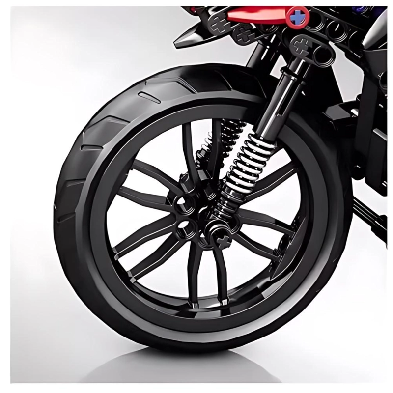 DUCATI BLACK MOTOCICLETA DE CONSTRUCCION - 486 PIEZAS - 5