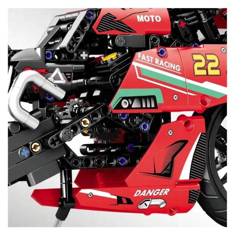 MOTOCICLETA DUCATI DE CONSTRUCCION – 470 PIEZAS - 3