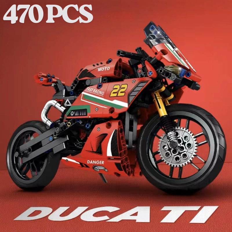 MOTOCICLETA DUCATI DE CONSTRUCCION – 470 PIEZAS - 6