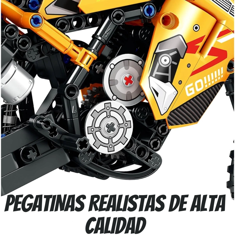 MOTOCROSS BLOQUES DE CONSTRUCCION – 506 PIEZAS - 3