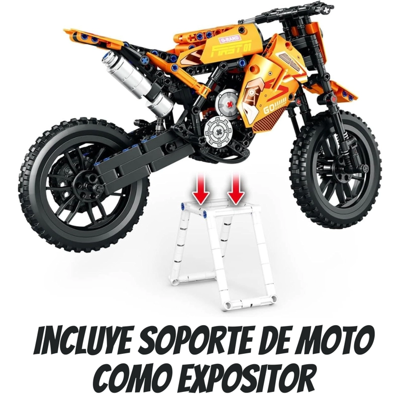 MOTOCROSS BLOQUES DE CONSTRUCCION – 506 PIEZAS - 5