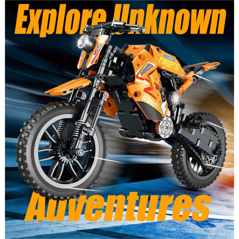 MOTOCROSS BLOQUES DE CONSTRUCCION – 506 PIEZAS - 6
