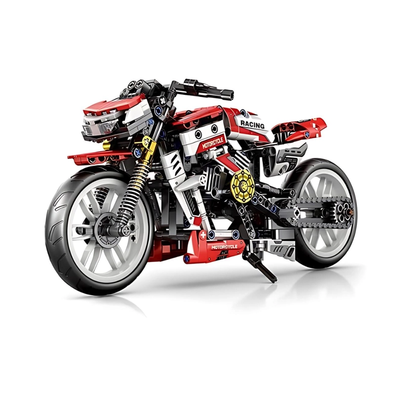 MOTO NAKED DEPORTIVA SET DE CONSTRUCCION 467 PIEZAS - 1