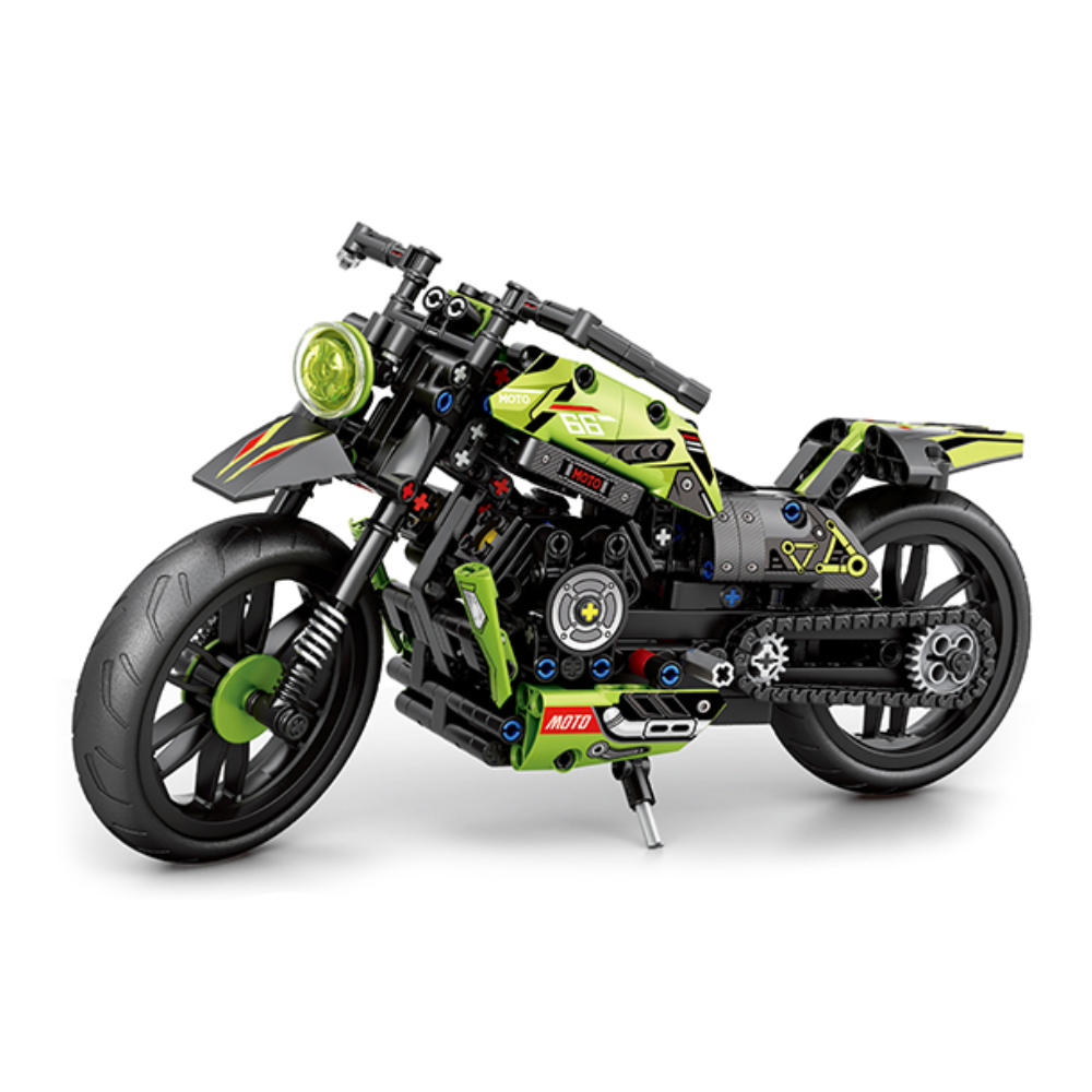 MOTO CHOPPER ARMABLE 435 PIEZAS BLOQUES DE CONSTRUCCION - 1