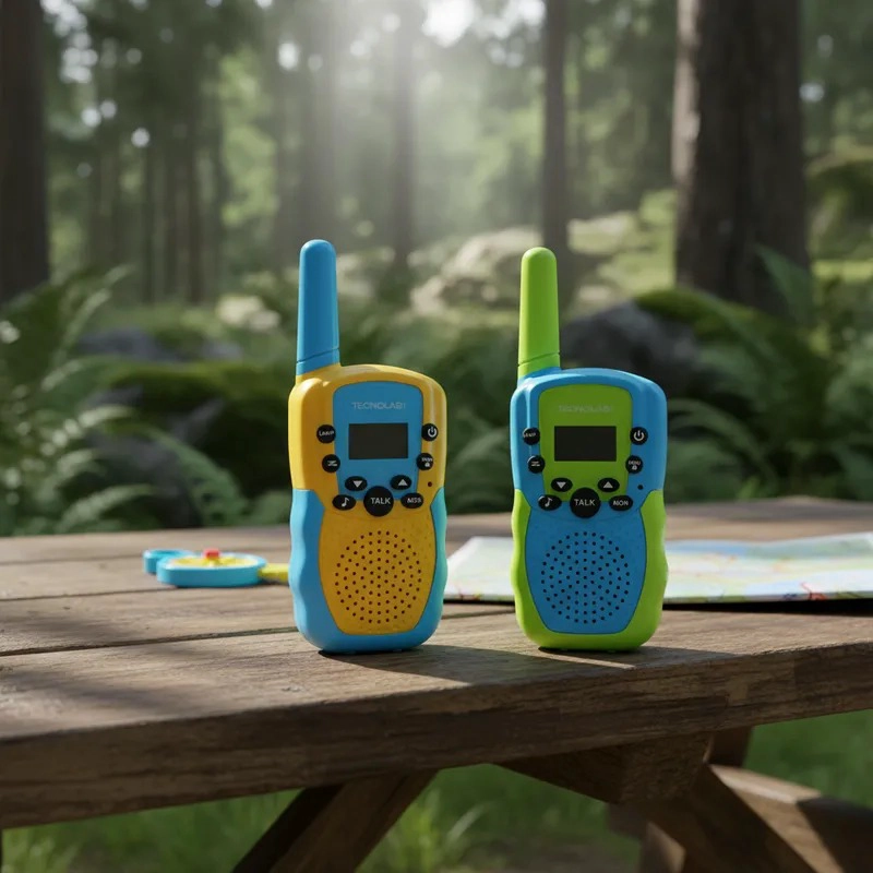 PACK 2 WALKIE TALKIE INFANTIL 22 CANALES CON LINTERNA - 4