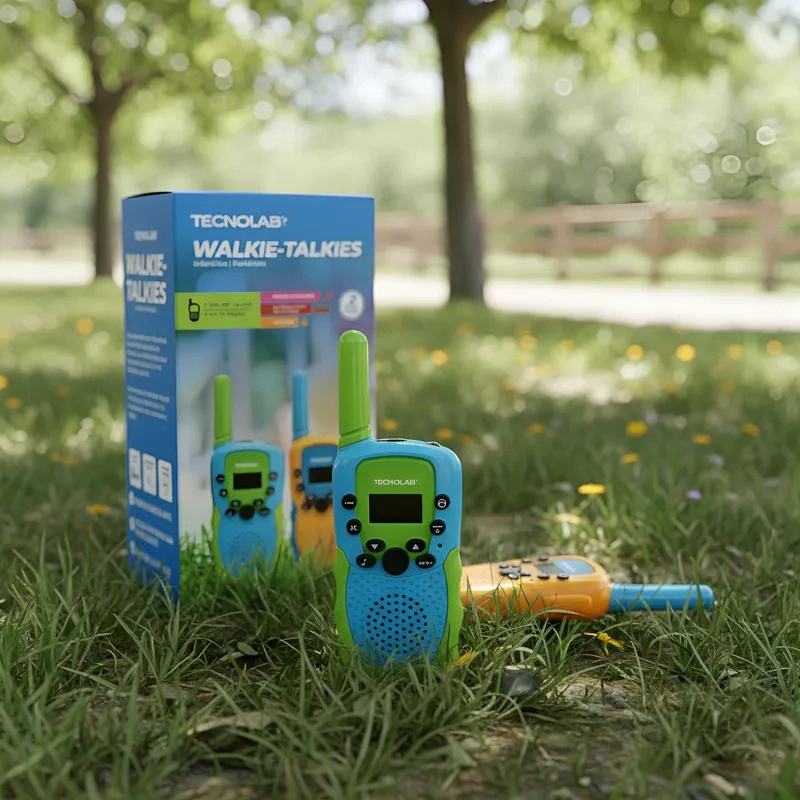 PACK 2 WALKIE TALKIE INFANTIL 22 CANALES CON LINTERNA - 5
