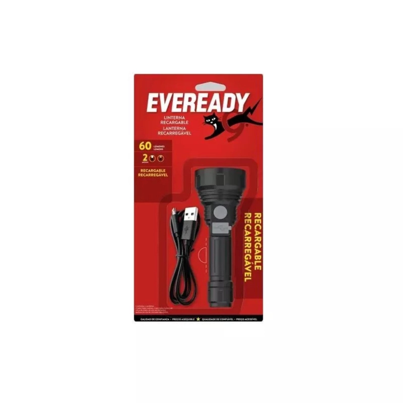LINTERNA EVEREADY EVRVPHCL4 RECARGABLE 60 LUMENES - 3