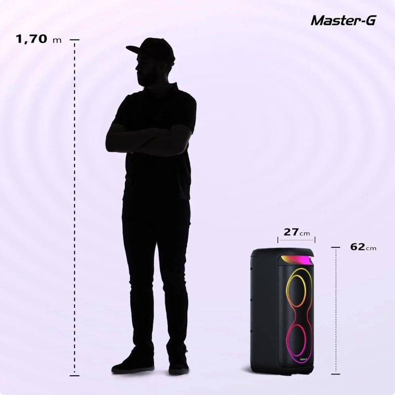 PARLANTES MASTER-G MGCHAMPION SONIDO POTENTE PARA TU MUSICA - 5