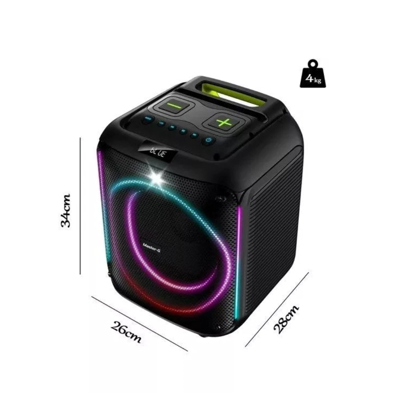 PARLANTE MASTER-G MGSRATCH POTENCIA DE SONIDO Y KARAOKE - 5
