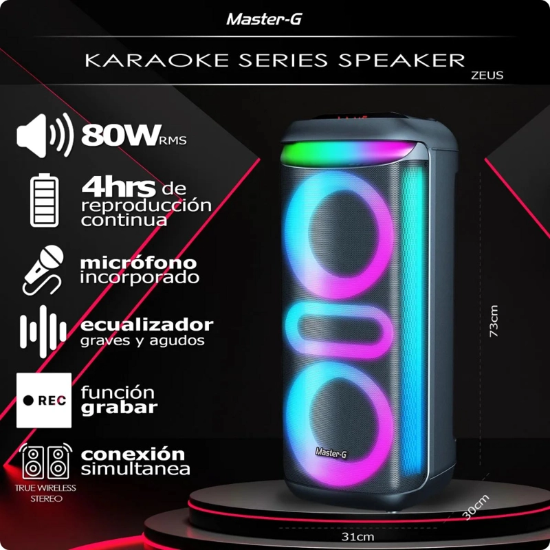 PARLANTE MASTER-G MGZEUS 18.000W - 6