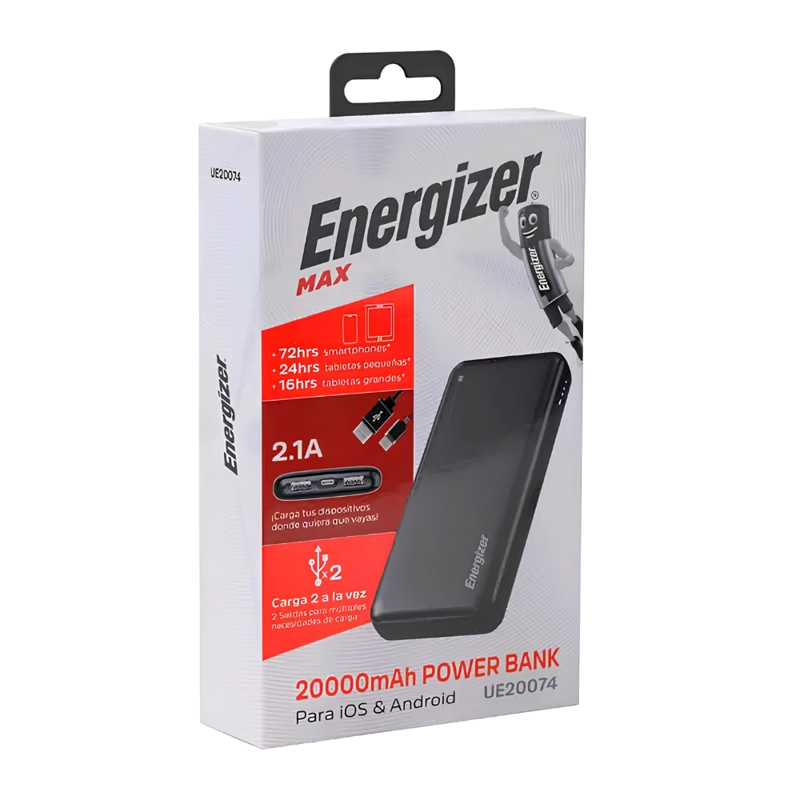 POWER BANK ENERGIZER UE20074 20.000 MAH - 3