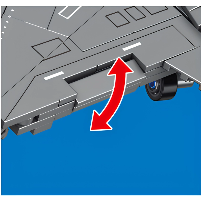 AVION DE COMBATE STEALTH K3134 BLOQUES DE CONSTRUCCION - 3