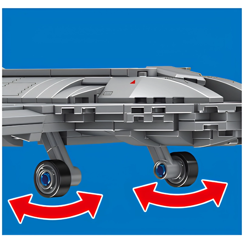 AVION DE COMBATE STEALTH K3134 BLOQUES DE CONSTRUCCION - 4