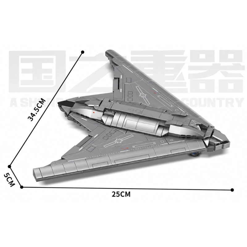 AVION DE COMBATE STEALTH K3134 BLOQUES DE CONSTRUCCION - 5