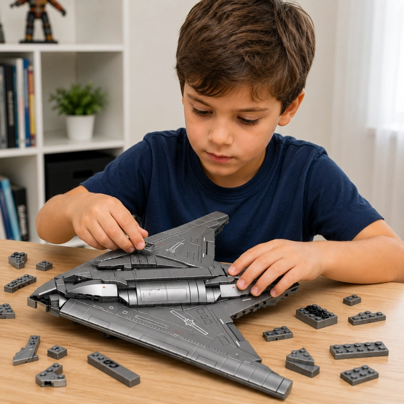 AVION DE COMBATE STEALTH K3134 BLOQUES DE CONSTRUCCION - 7