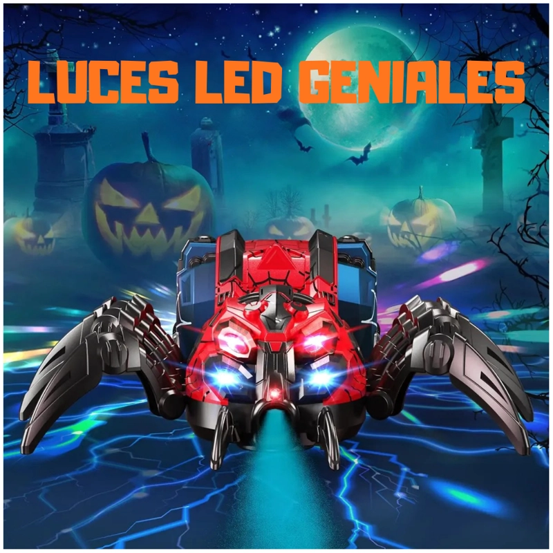 ARAÑA RC 2.4 GHZ CON LUCES LED, MUSICA, PULVERIZADOR Y CONTROL REMOTO - 2