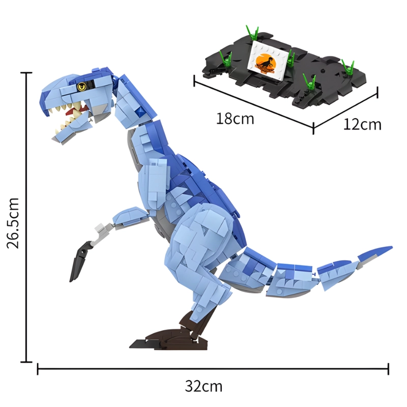 DINOSAURIO THERIZINOSAURUS BLOQUES DE CONSTRUCCION 996 PCS - 4