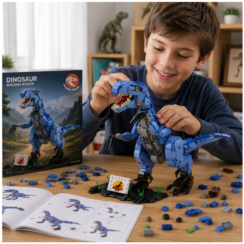 DINOSAURIO THERIZINOSAURUS BLOQUES DE CONSTRUCCION 996 PCS - 7