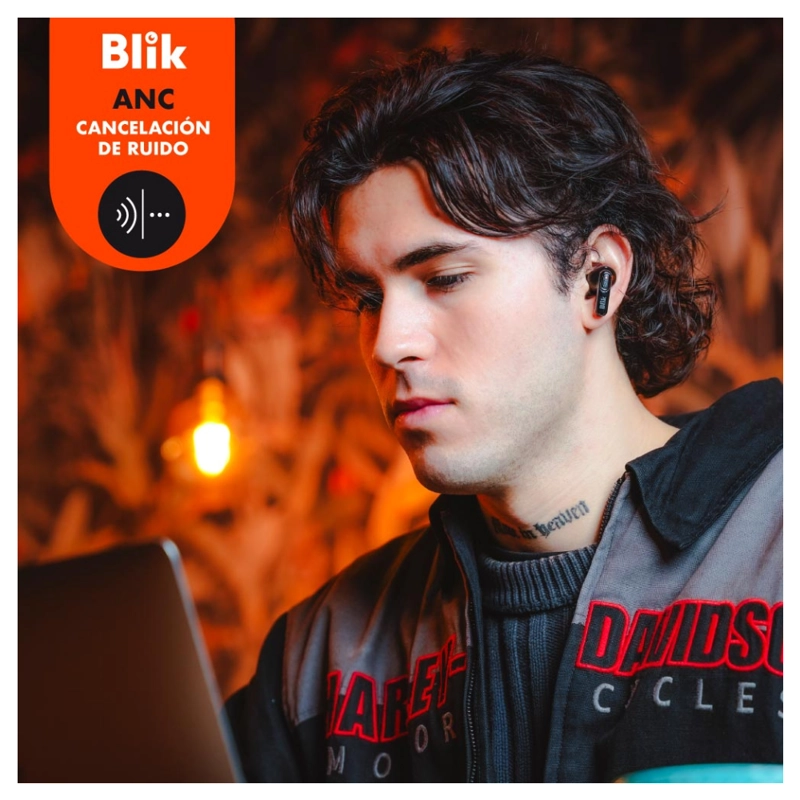 AUDIFONOS BLUETOOTH BLIK AIR950 CANCELACION DE RUIDO 40 HRS - 6