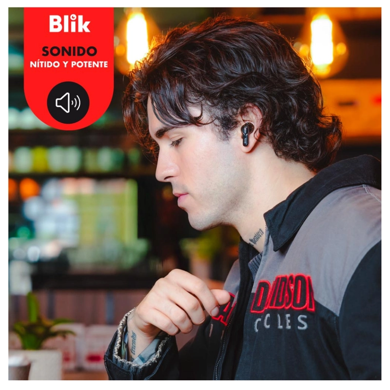 AUDIFONOS BLUETOOTH BLIK AIR950 CANCELACION DE RUIDO 40 HRS - 8