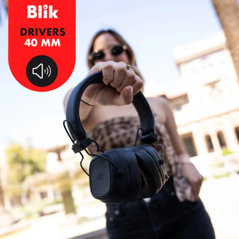 AUDIFONOS BLUETOOTH INALAMBRICOS BLIK FEEL250 NEGROS 16 HRS - 5