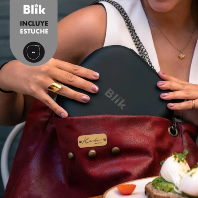 AUDIFONOS BLUETOOTH BLIK SOUL900 CANCELACION DE RUIDO 60H GRIS - 4