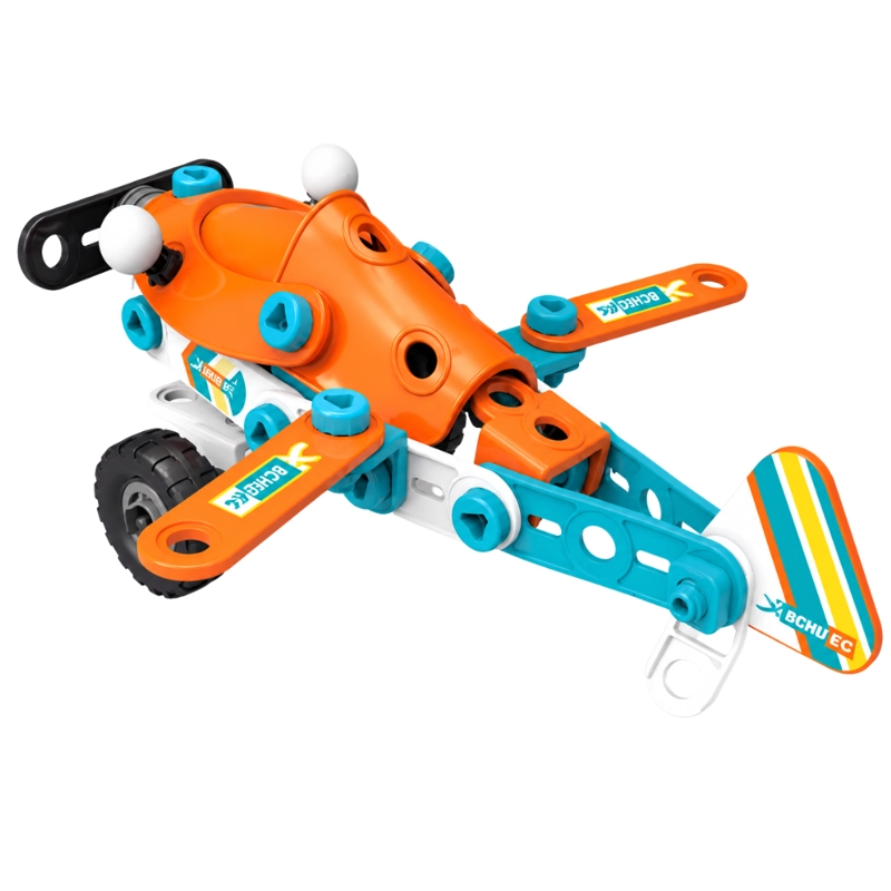 AVION ARMABLE INFANTIL PUZZLE ASSEMBLY CON HERRAMIENTAS JUEGO EDUCATIVO - 2