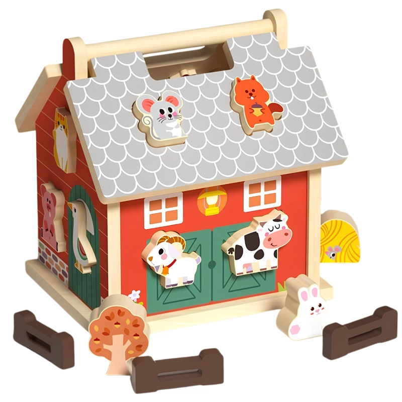 GRANJA DIDACTICA DE MADERA MONTESSORI - 1