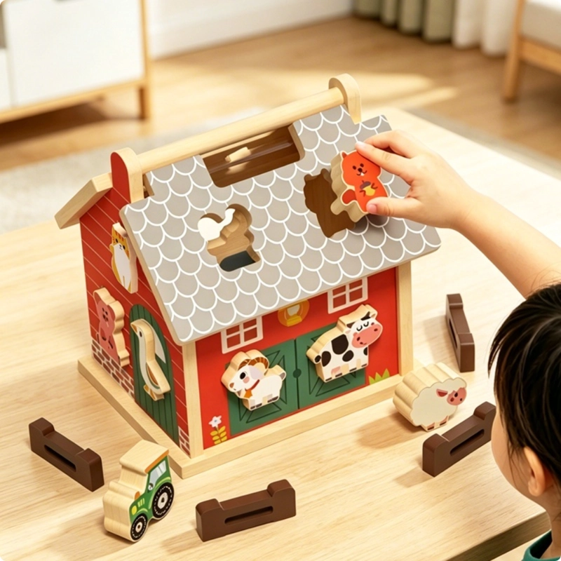 GRANJA DIDACTICA DE MADERA MONTESSORI - 2