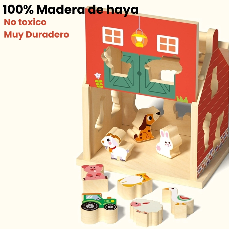 GRANJA DIDACTICA DE MADERA MONTESSORI - 5