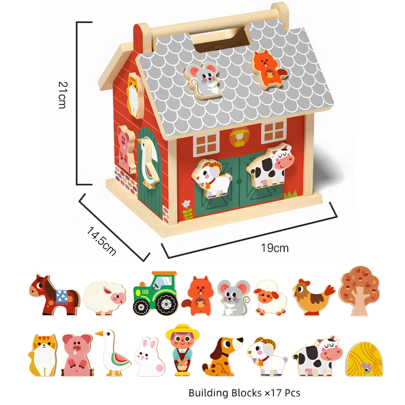 GRANJA DIDACTICA DE MADERA MONTESSORI - 6