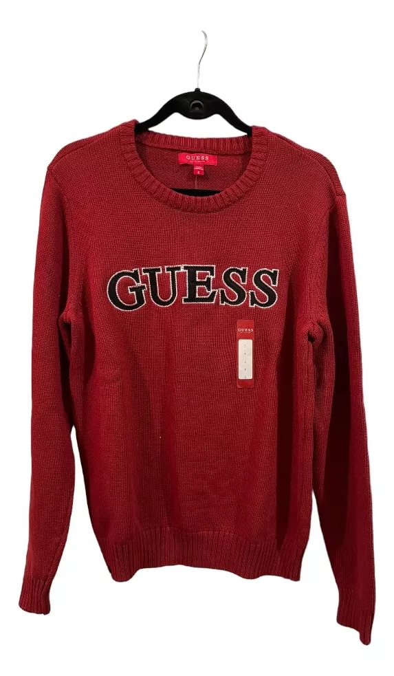 CHALECO DE HOMBRE MARCA GUESS COLOR ROJO OSCURO - 1