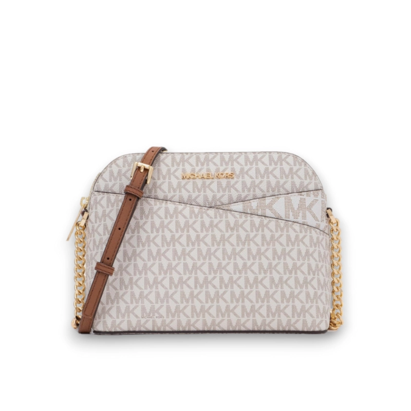 CROSSBODY MICHAEL KORS MODELO DOME VAINILLA/CAFE - 1