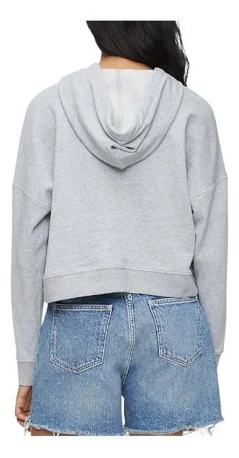 POLERON OVERSIZE DE MUJER CALVIN KLEIN. L GRIS - 2