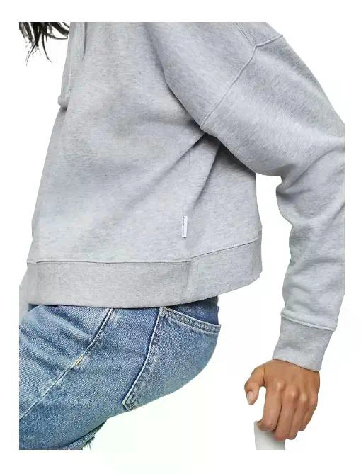 POLERON OVERSIZE DE MUJER CALVIN KLEIN. L GRIS - 3