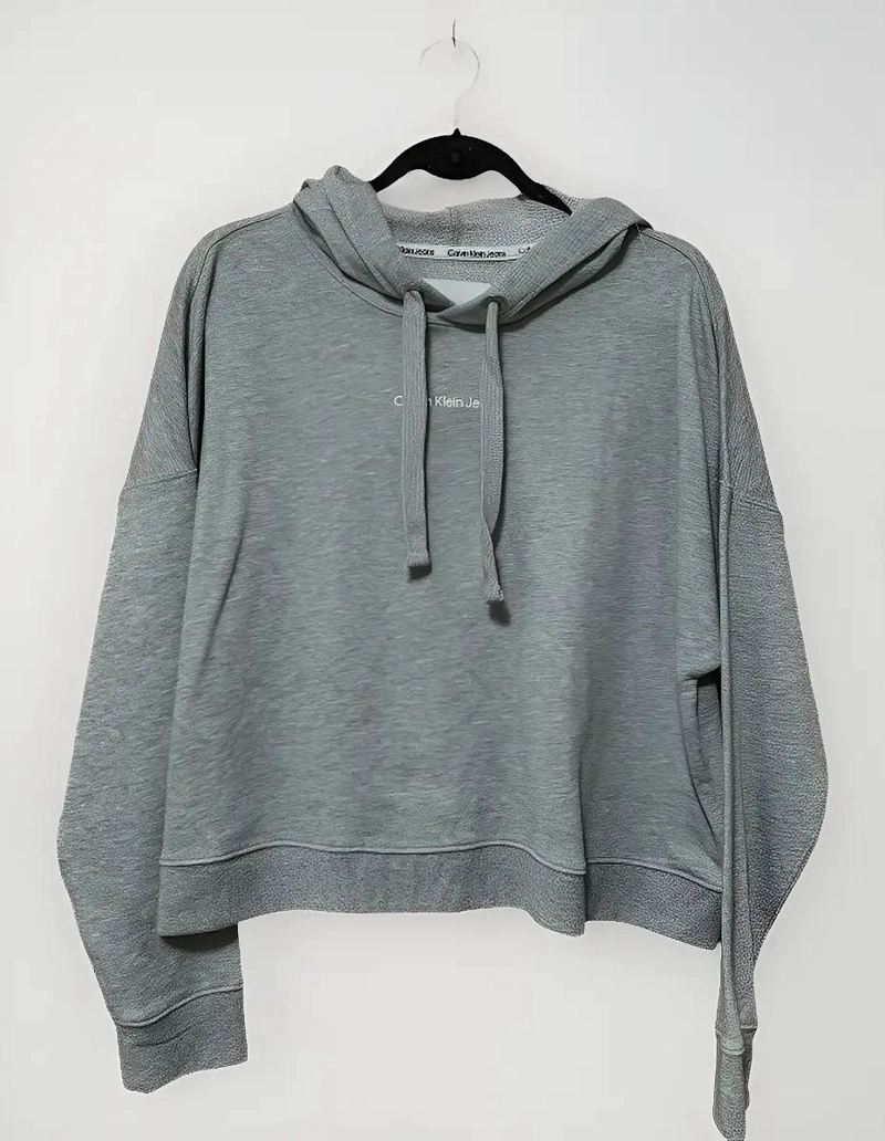 POLERON OVERSIZE DE MUJER CALVIN KLEIN. L GRIS - 4